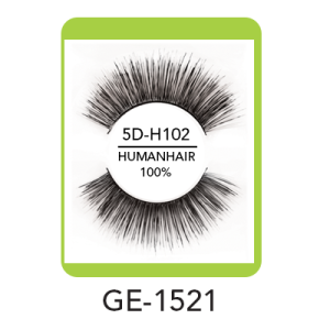 مژه جفتی 5D-H102 HUMAN جیول مدل GE-1521