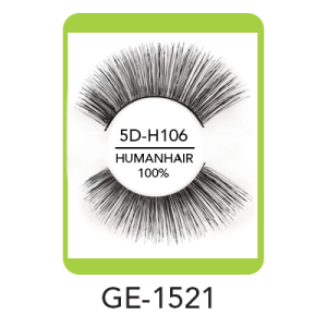 مژه جفتی 5D-H106 HUMAN جیول مدل GE-1521